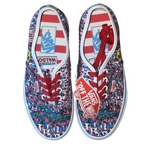 Vans Sneakers‎ Authentic Where's Waldo Land Of Waldos Women Size  5 New